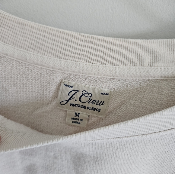 J. Crew Vintage Fleece Rugby Stripes Style Top - Picture 3 of 8